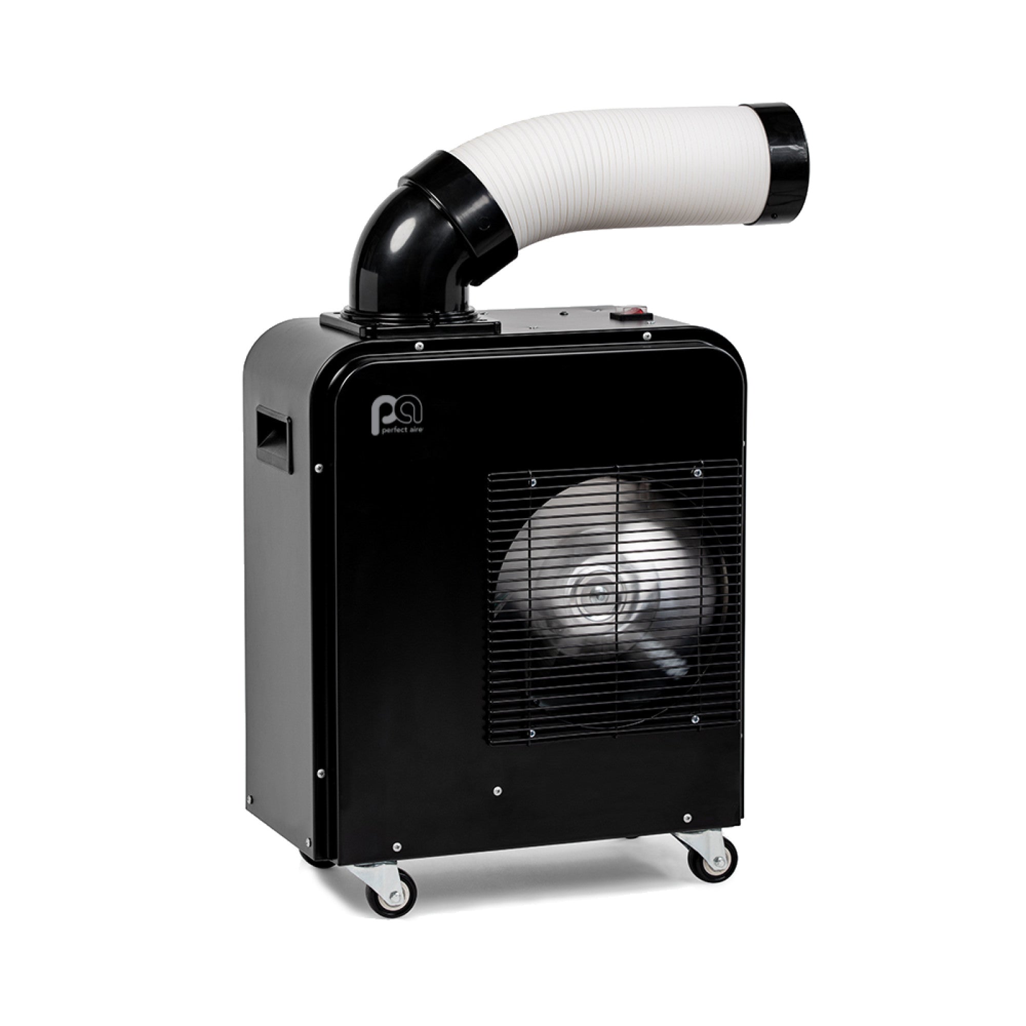 Perfect Aire 7,000 BTU Portable Spot Cooler - Adjustable Air Flow, 360° Wheels, Continuous Drainage (6' Hose Included) – Perfect for Workshops, Garages, Patios, and Sheds