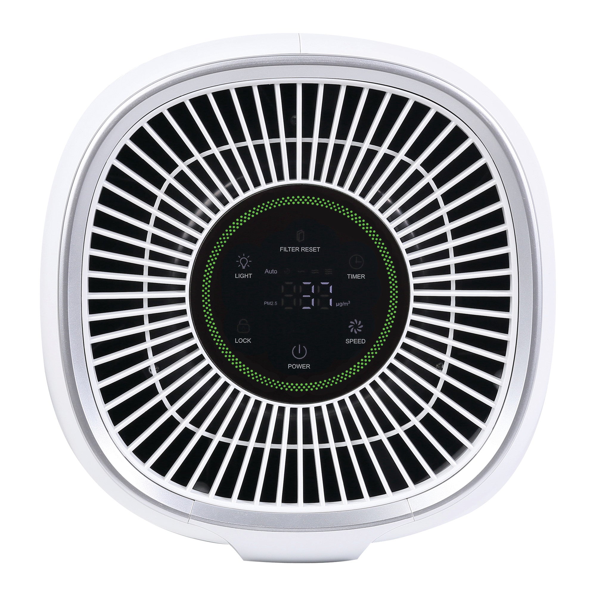 Perfect Aire 16″ H13 HEPA Air Purifier – Cleans Air in Medium Rooms up to 323 sq. ft., Real-Time PM2.5 Display