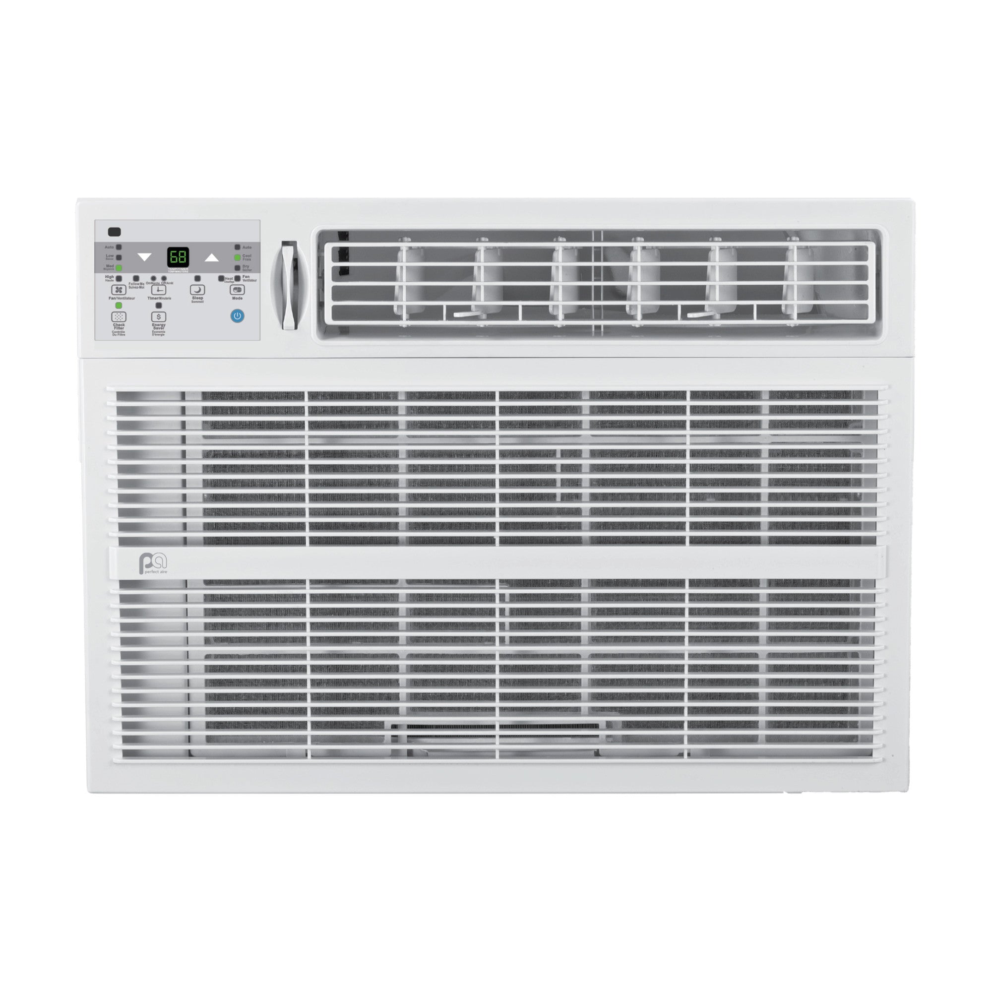 18,000 BTU Window Air Conditioner with Electric Heater (R32)