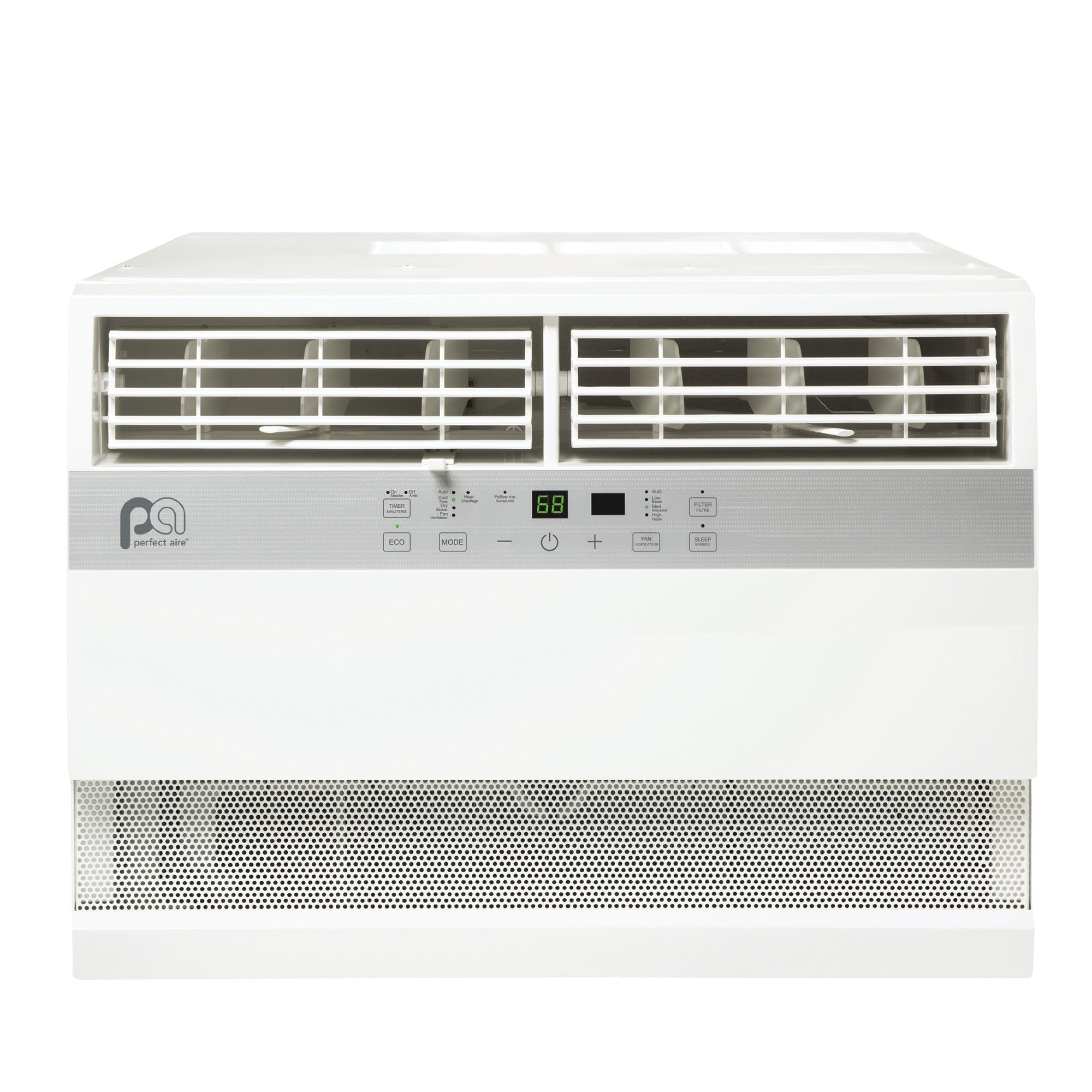 12,000 BTU Window Air Conditioner with Electric Heater (R32)