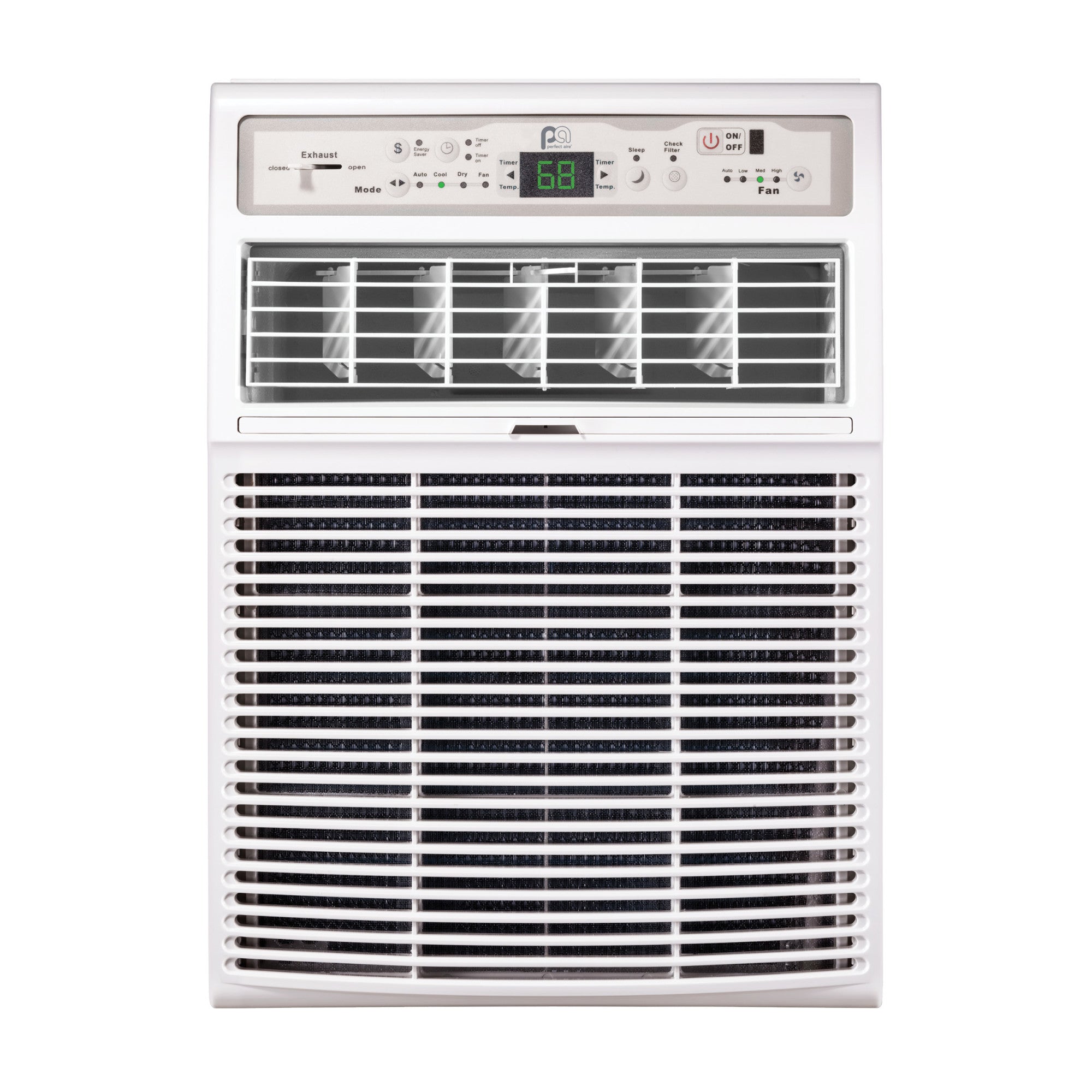 10,000 BTU Casement Air Conditioner Sliding/Crank-Out Window H: 23.5” x W: 14.75” x D: 21”