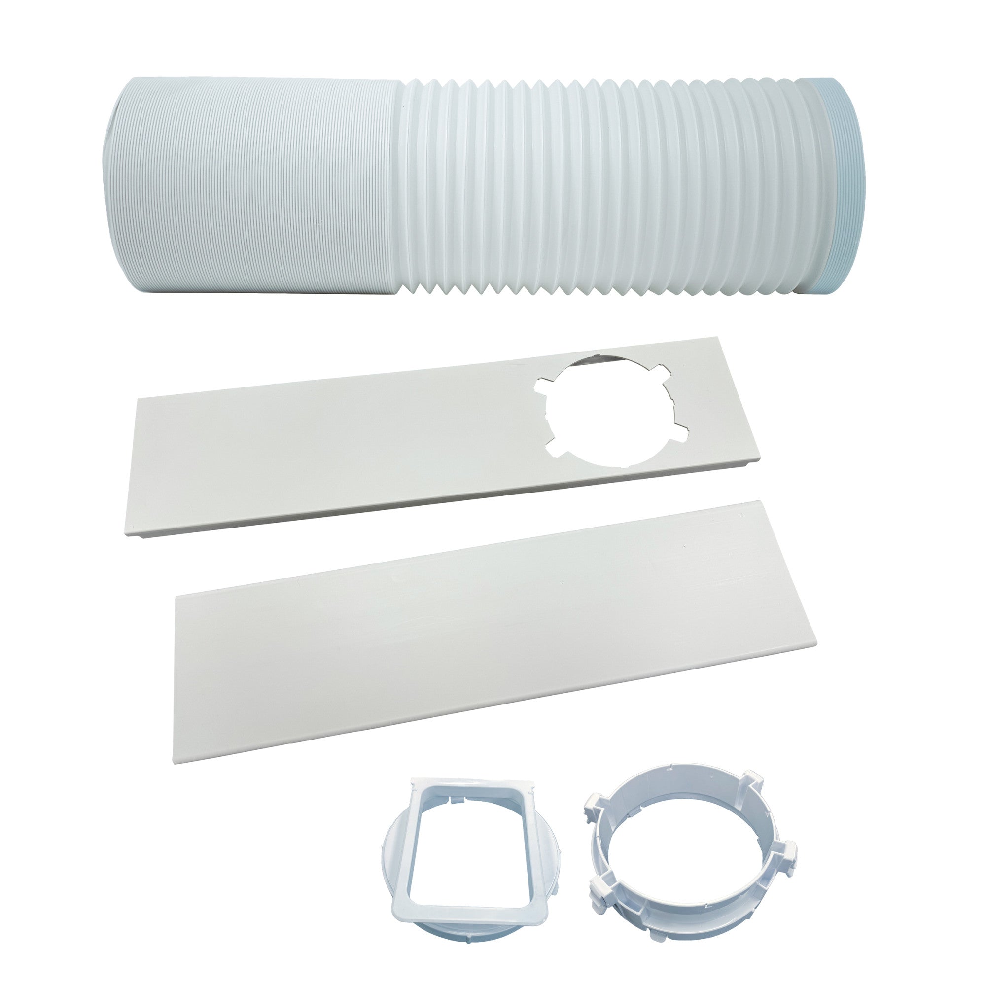 Portable Air Conditioner Replacement Window Exhaust Kit, 5.13" diameter hose