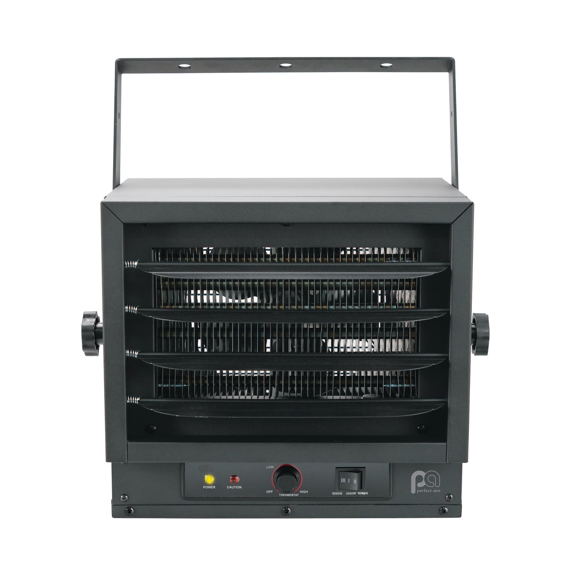 Perfect Aire 2PHG5000 5,000/4,000/3,000W Ceiling Mount Garage Heater – Hardwired 240V Electric Heat for Workshops & Garages