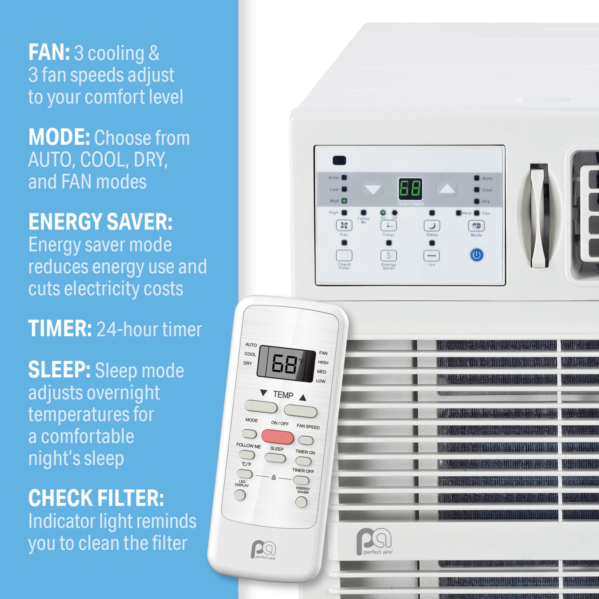 18,000 BTU Non-Energy Star Window Air Conditioner