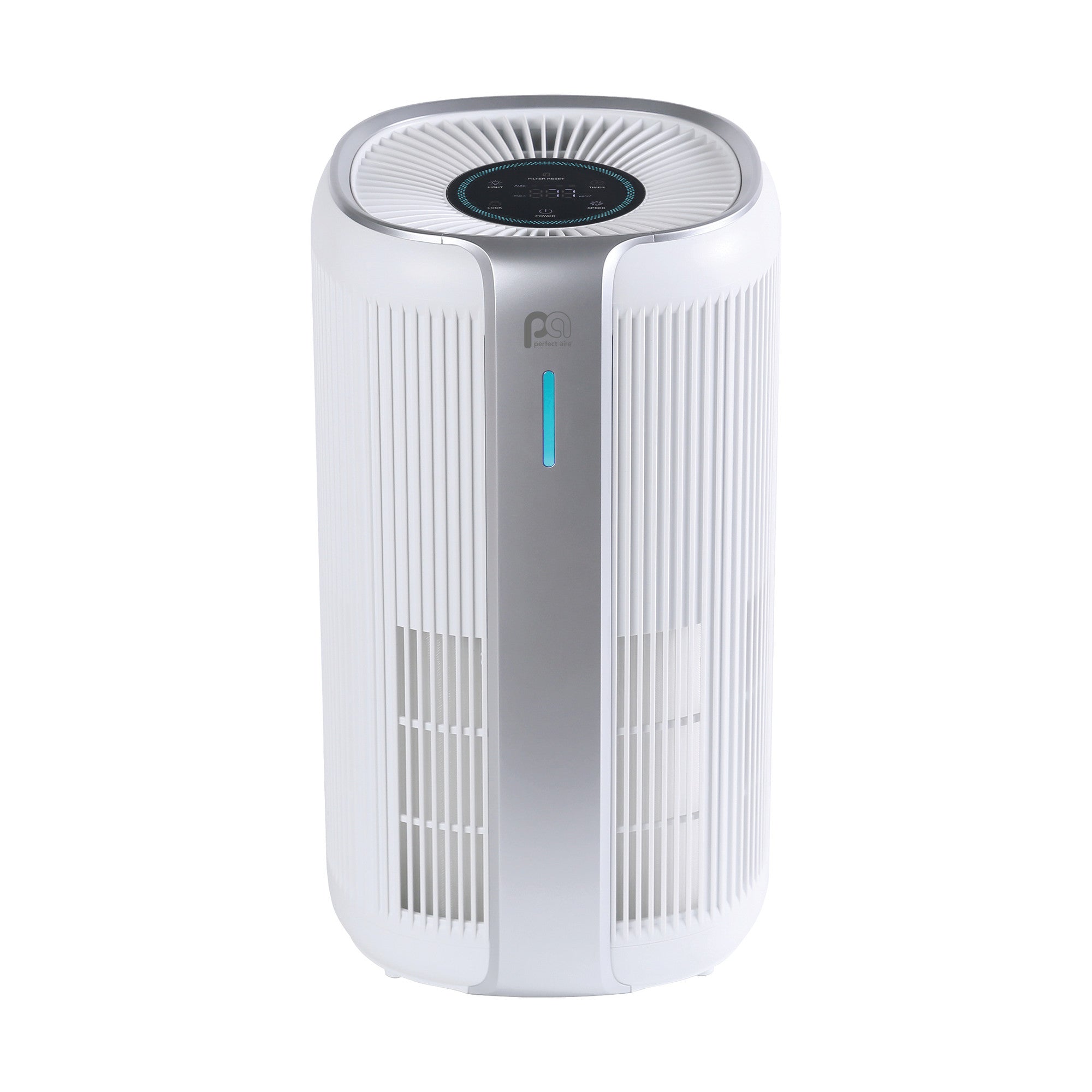 Perfect Aire 16″ H13 HEPA Air Purifier – Cleans Air in Medium Rooms up to 323 sq. ft., Real-Time PM2.5 Display