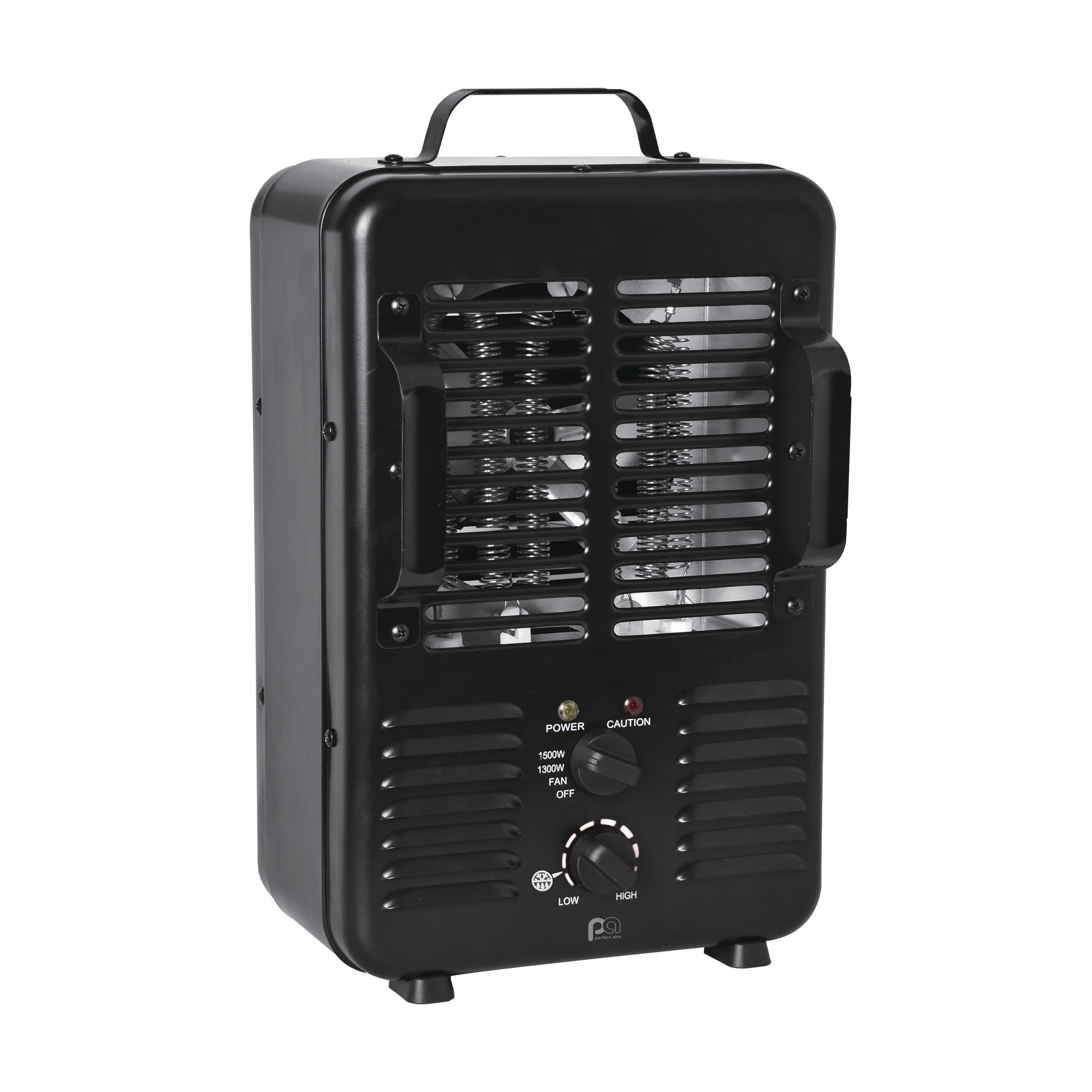Perfect Aire Milkhouse 1,500W Electric Heater with Grounded Plug – Enhanced Safety for Workshops & Utility Spaces
