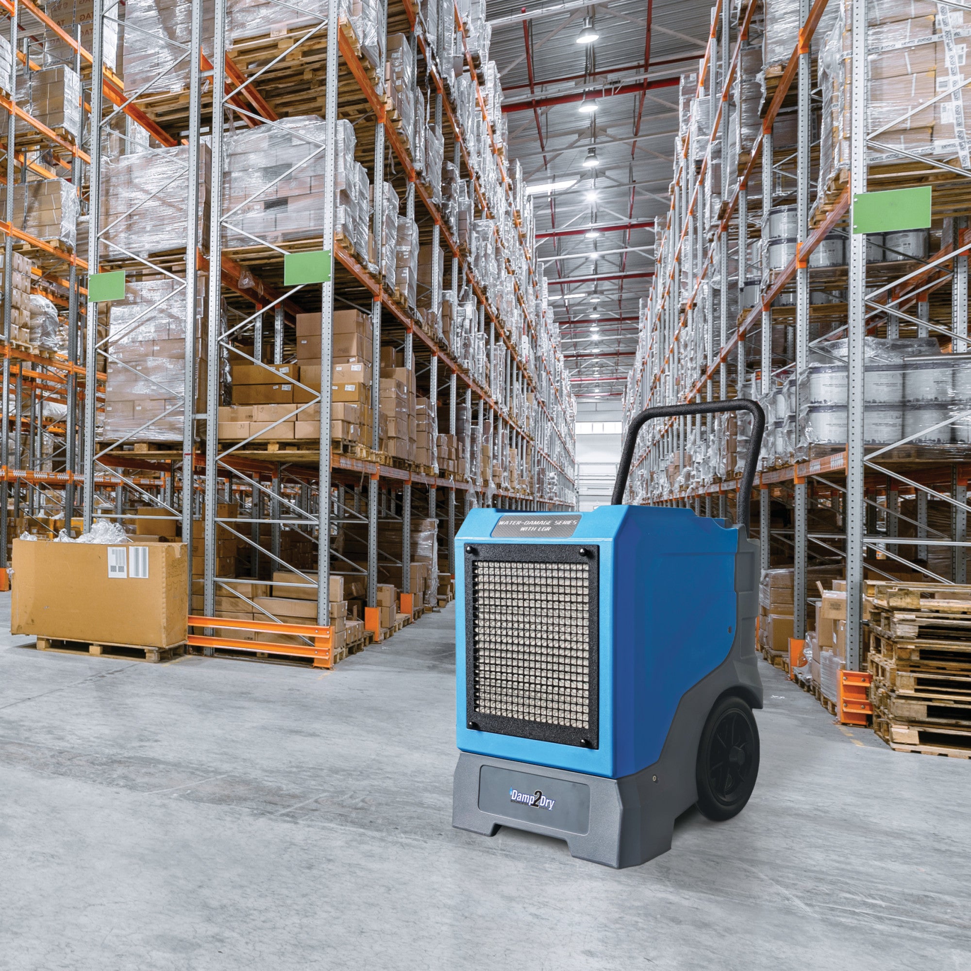 Perfect Aire Damp2Dry 140-Pint Commercial Dehumidifier with Pump – Heavy-Duty Moisture Removal, Low Grain Performance, Smart App Control