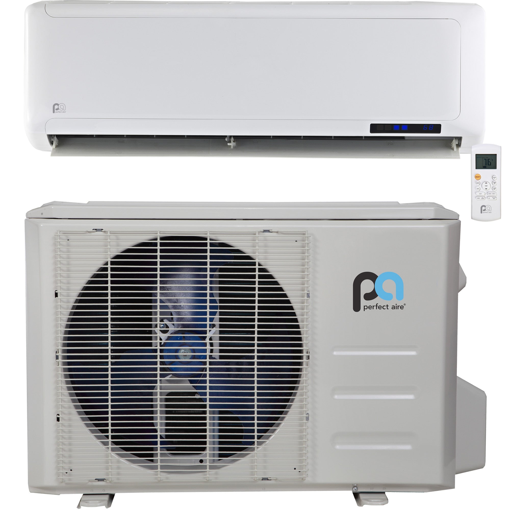 12,000 BTU Perfect Aire HyperTek Outdoor Condenser – 22.5 SEER, Cold Climate Heat Pump