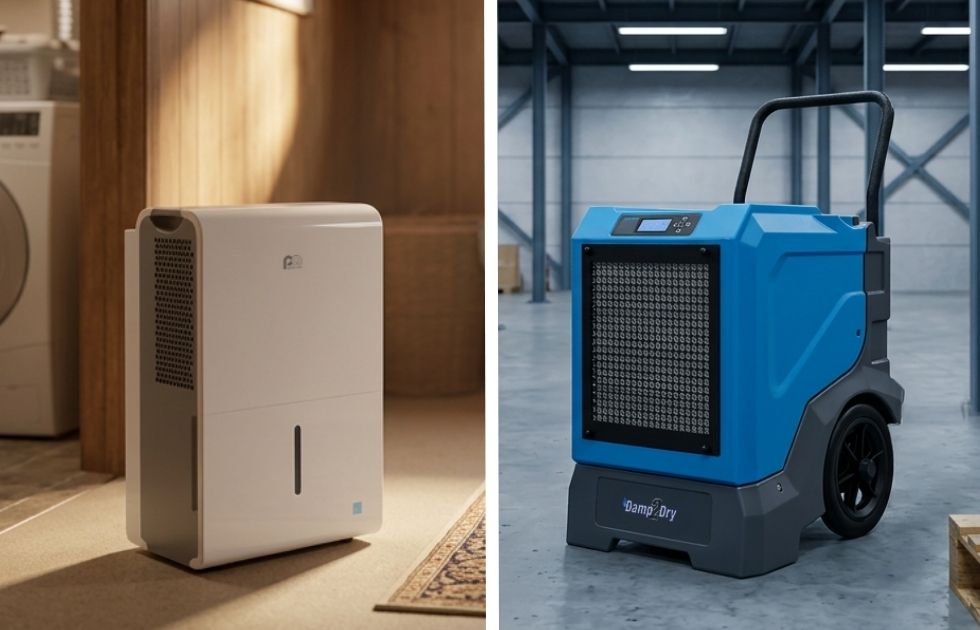 Residential vs Commercial Dehumidifiers: What's the Difference?