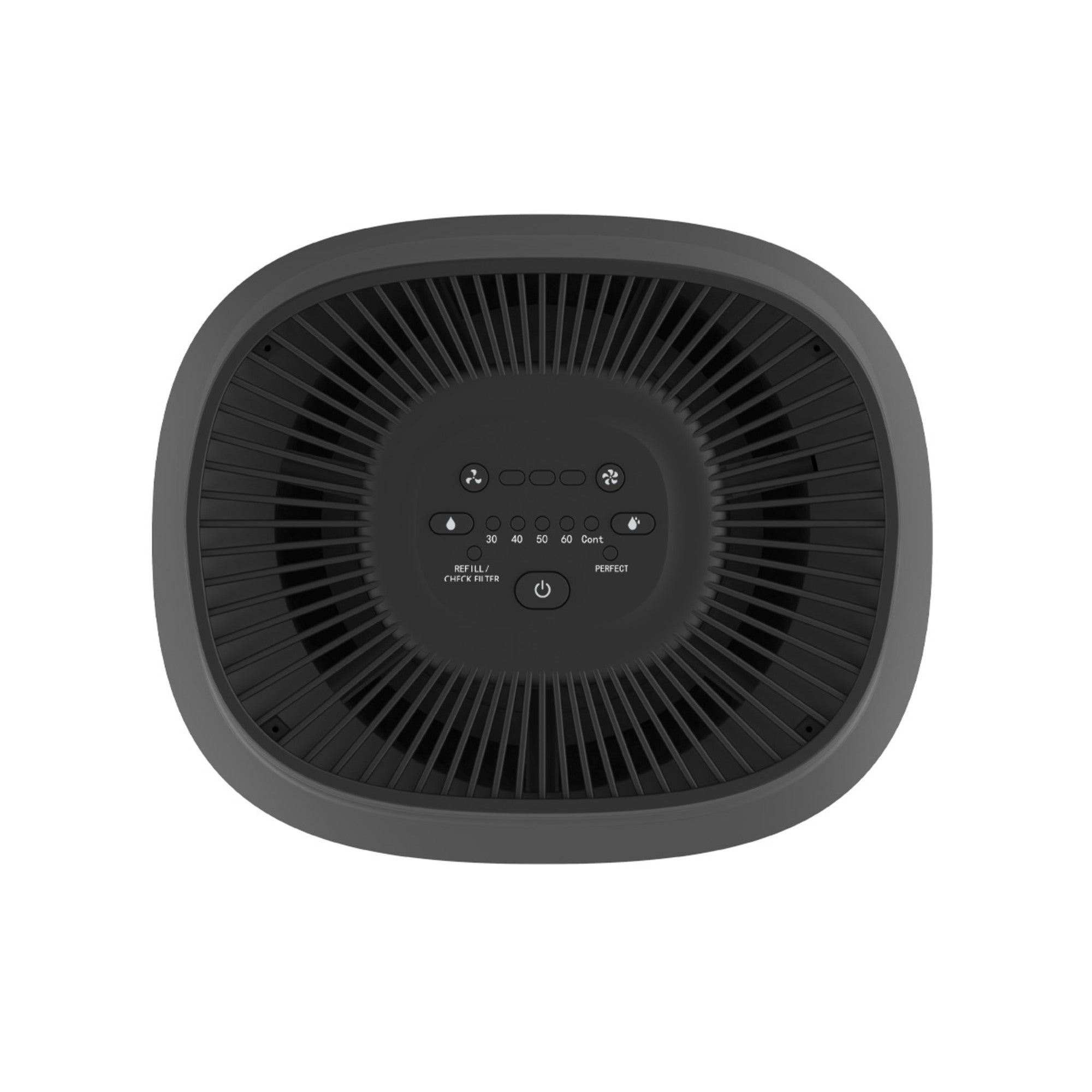 Perfect Aire 2.8 Gallon Large Capacity Whole-Room Evaporative Humidifier Bundle with Bonus Replacement Filter – Invisible Mist, Digital Controls, Top Fill, 24 Hour Run Time