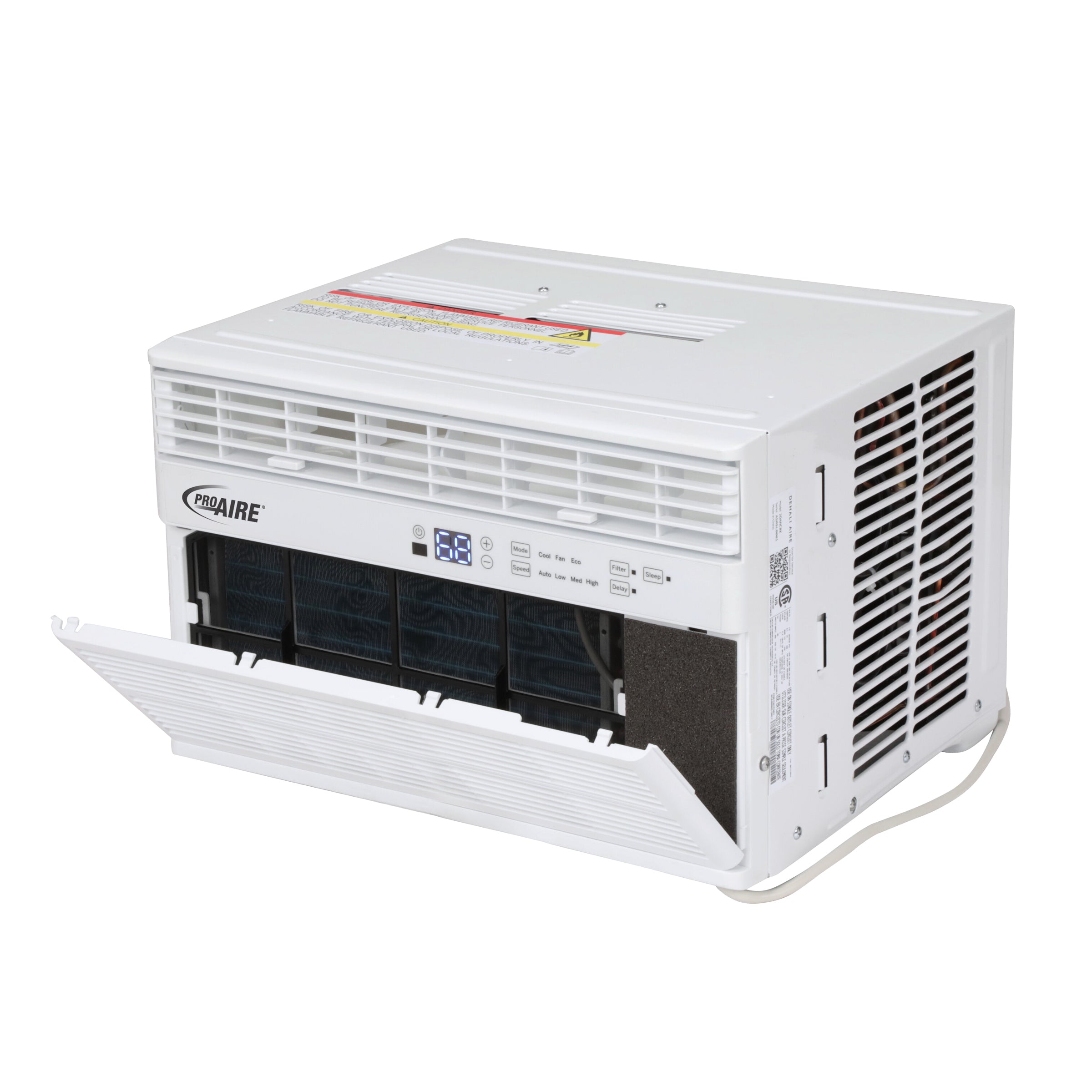ProAire 8,100 BTU Window Air Conditioner 115V for Rooms up to 350 Sq. Ft., Electronic Small Room AC Unit with Remote, Auto and Eco Modes