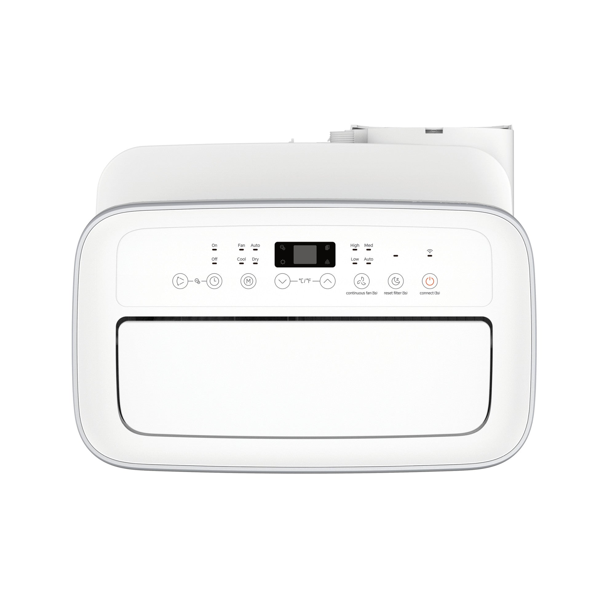 12,000 BTU Portable Air Conditioner Cools Larges Spaces Up to 450 sq. ft. w/ caster wheels
