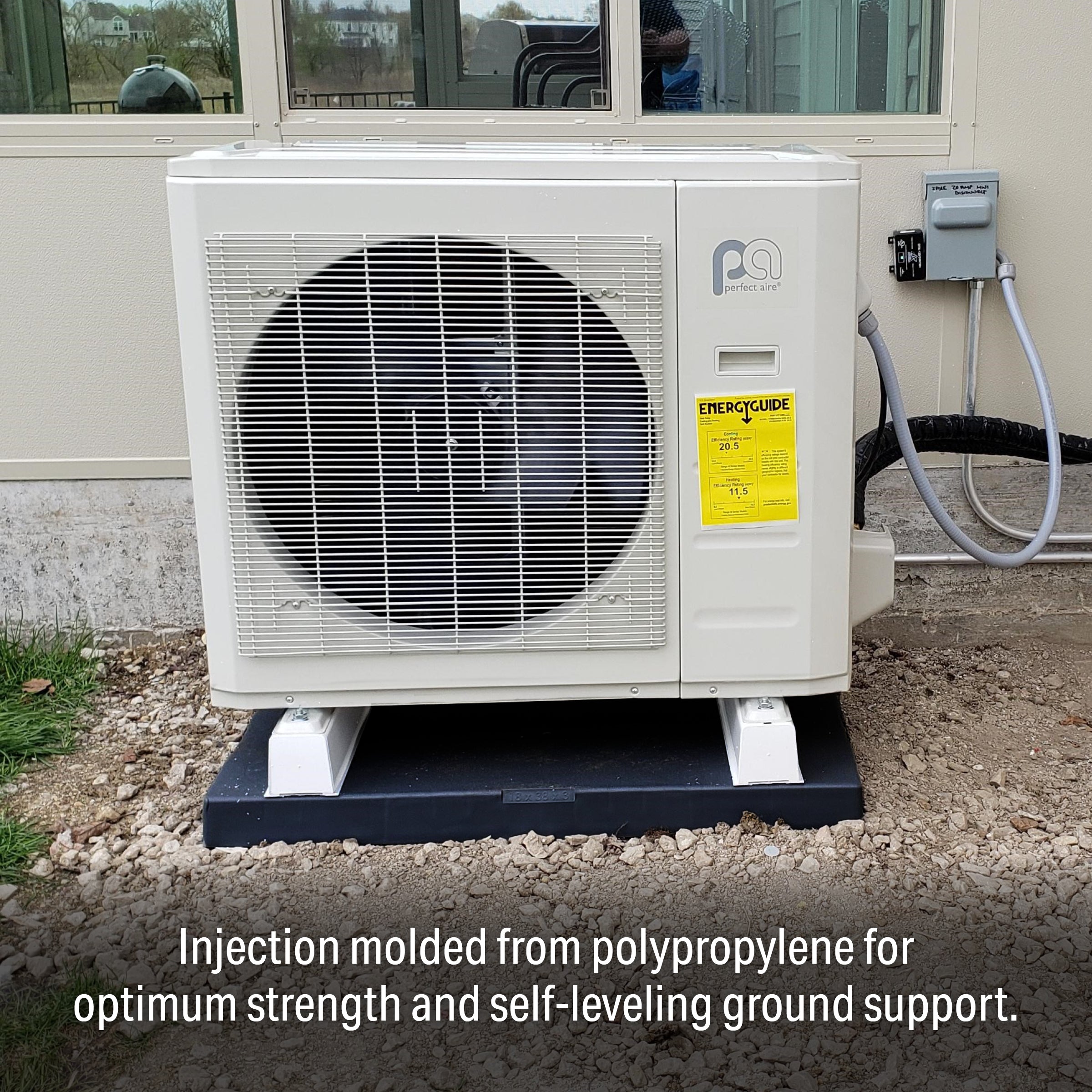 ProAire EcoPad 18 in x 38 in x 3 for Single and Multi Zone Outdoor AC Unit Condensers