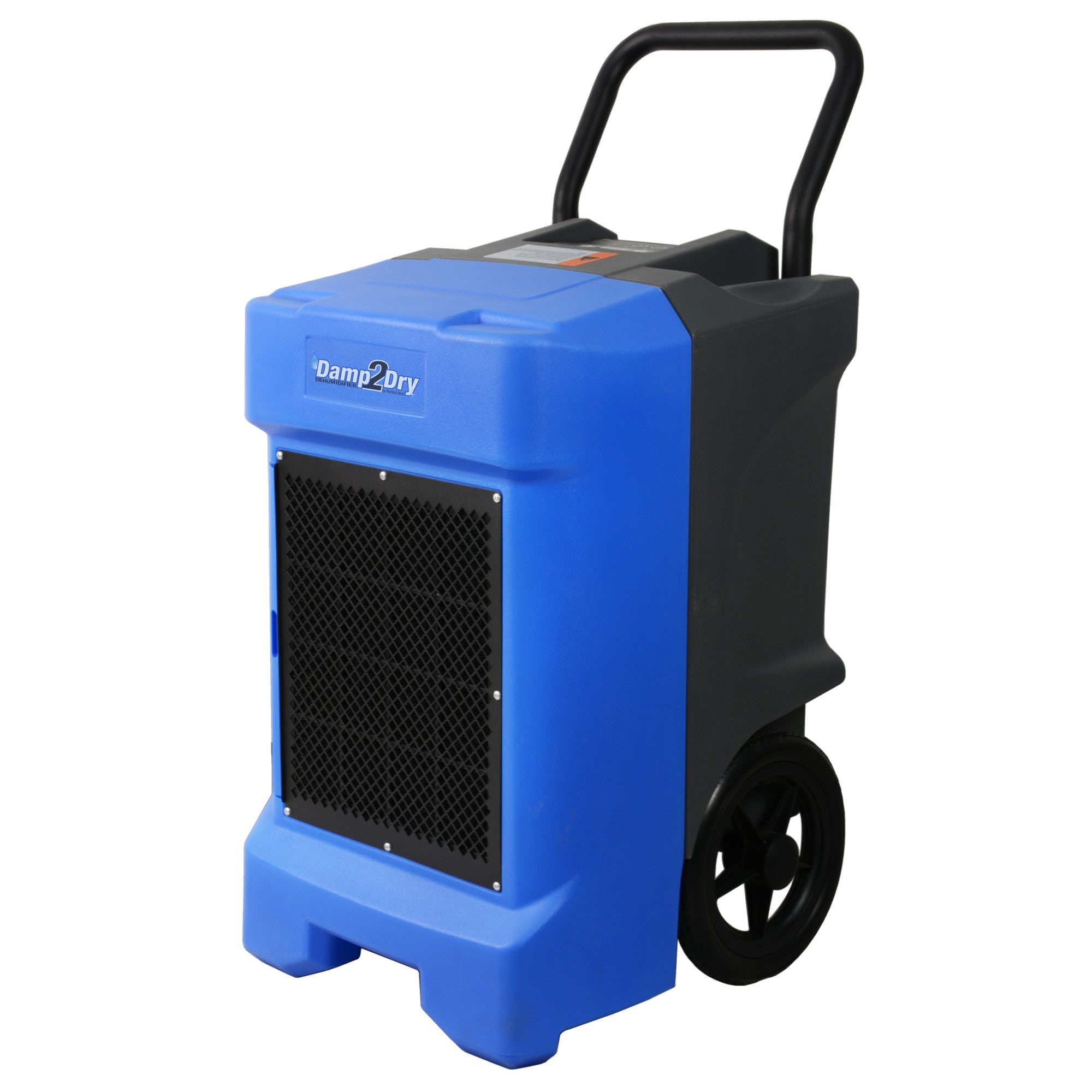Perfect Aire Damp2Dry 200-Pint Commercial Dehumidifier – Industrial Moisture Control with 40-Ft Drain Hose, Digital Controls & No-Flat Tires