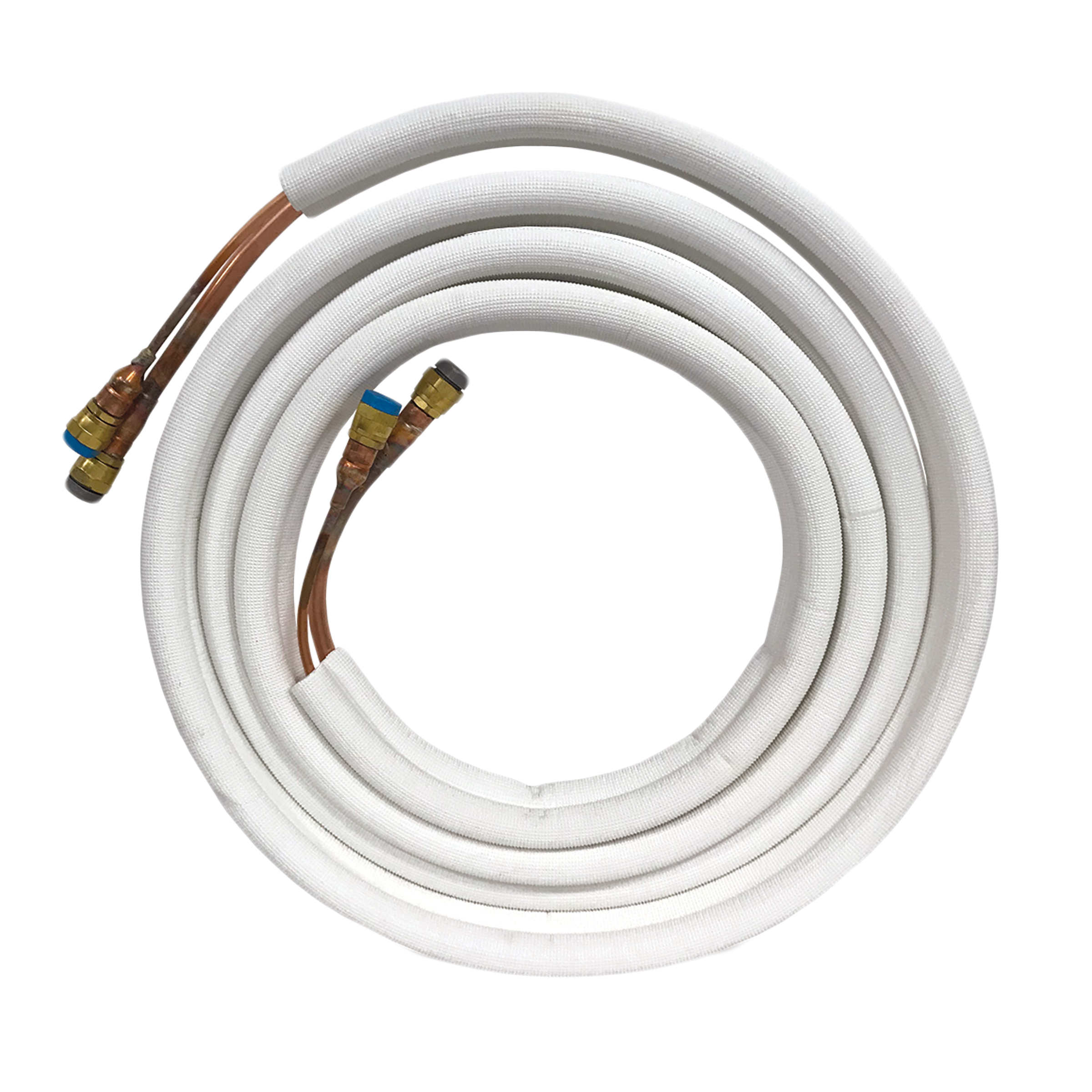 25 ft Quick Connect Line Set for 24k and 36k Indoor Units, 3/8 x 5/8 x 25ft with Condenser Coupler